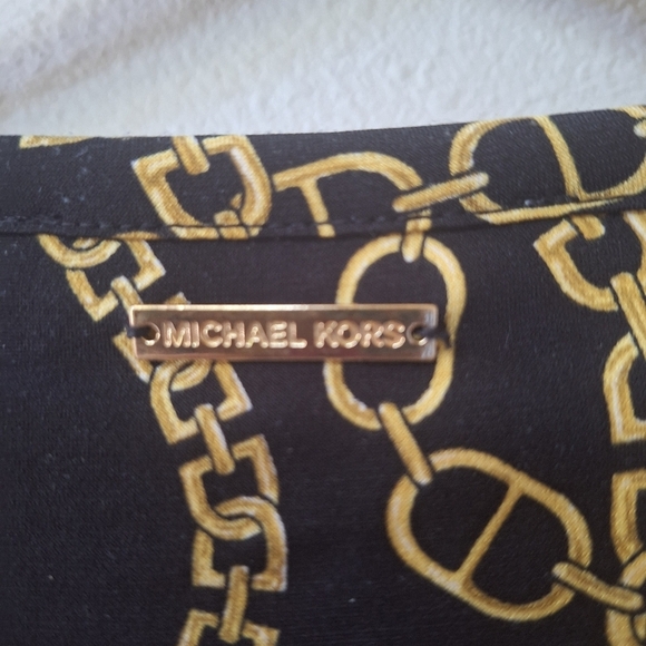 Michael Kors Keegan Chain Link Cap Sleeve Stretch Dress Womens Size M - Picture 5 of 7